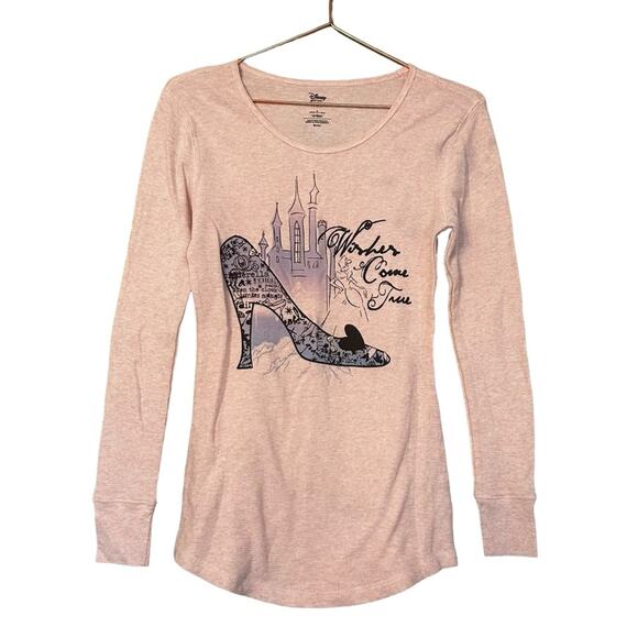 Disney Store Cinderella Thermal Long Sleeve - Size Small - Picture 1 of 6